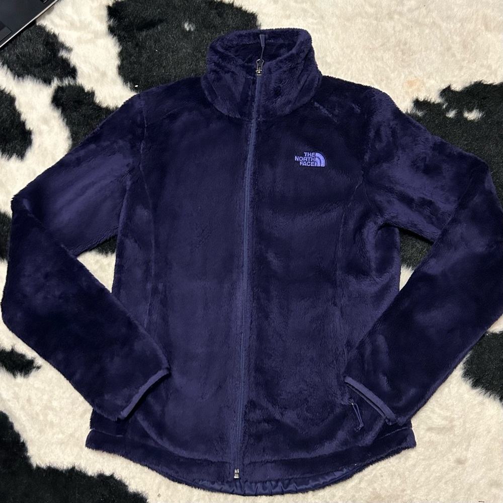 Purple The North Face fleece zip up